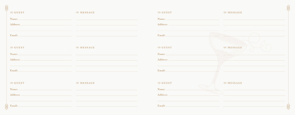 Downton Abbey Guest Book