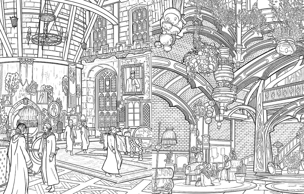 Hogwarts Legacy: The Official Coloring Book