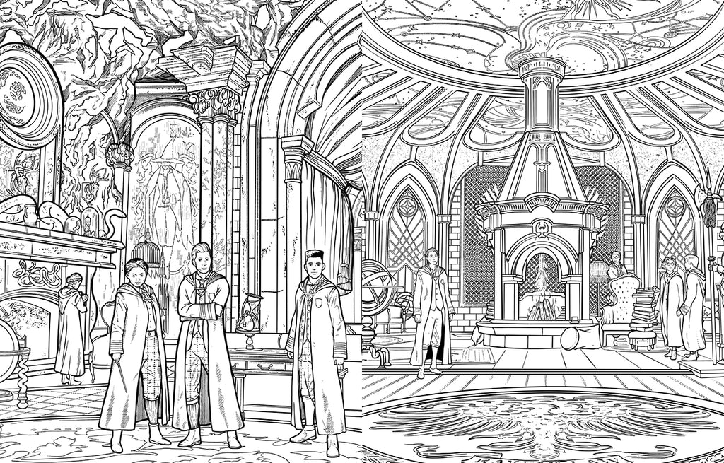 Hogwarts Legacy: The Official Coloring Book