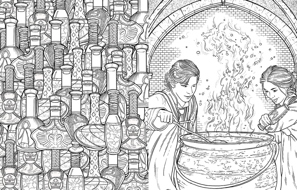 Hogwarts Legacy: The Official Coloring Book