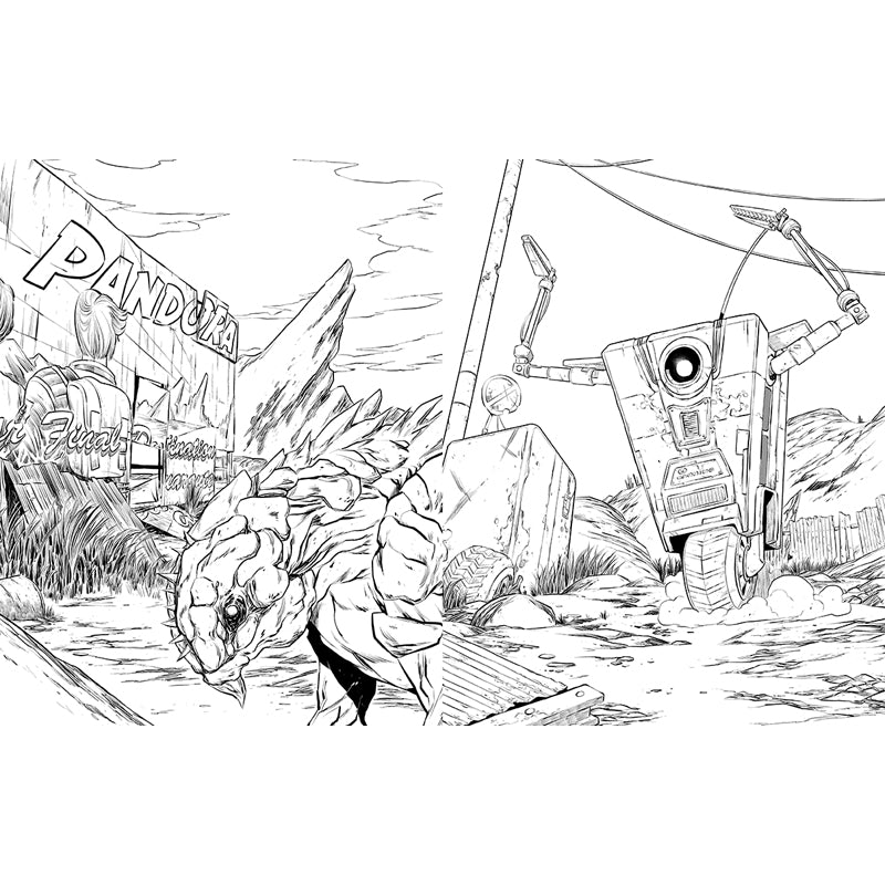 Borderlands: The Official Coloring Book