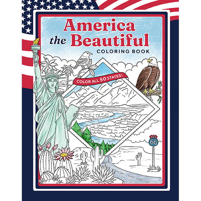 America the Beautiful Coloring Book