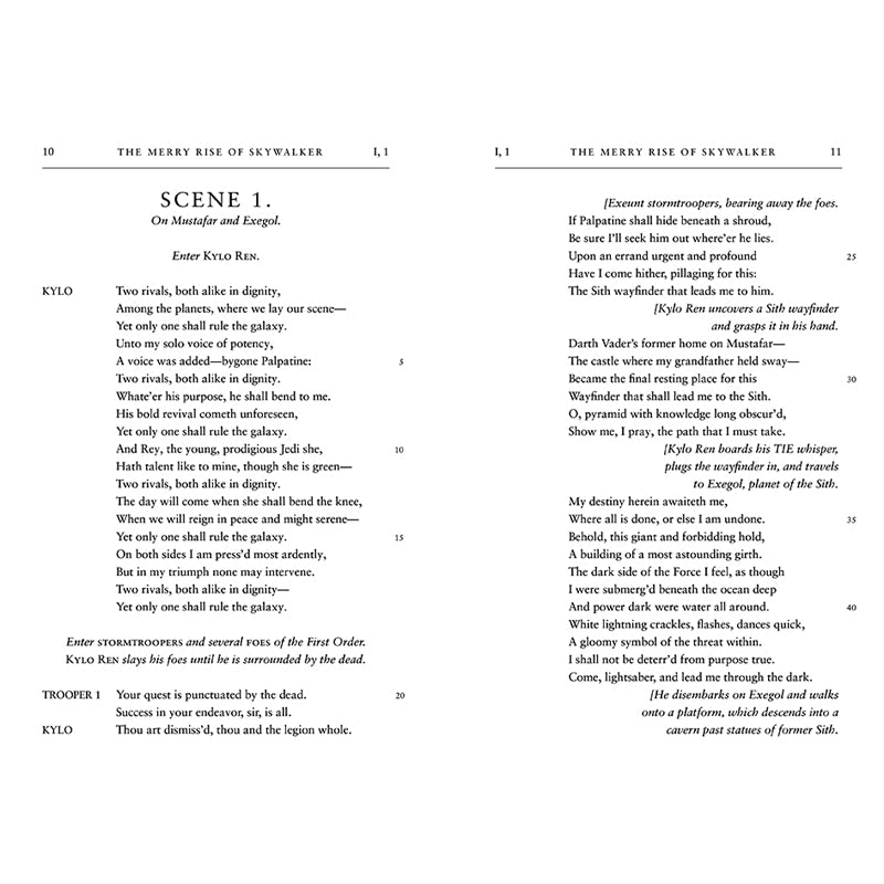 William Shakespeare's The Merry Rise of Skywalker: Star Wars Part the Ninth