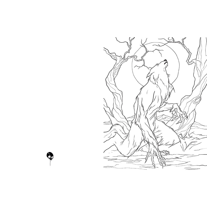 The Art of Horror Coloring Book