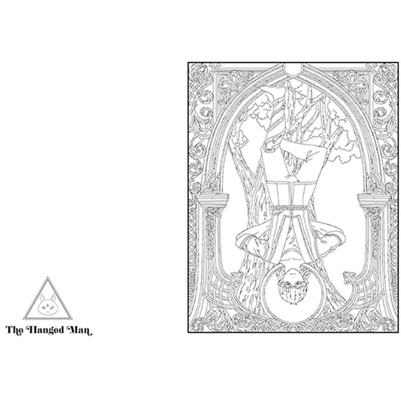 The Anime Tarot Coloring Book