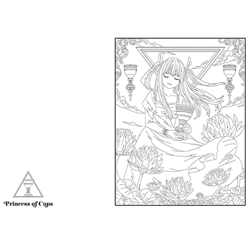 The Anime Tarot Coloring Book