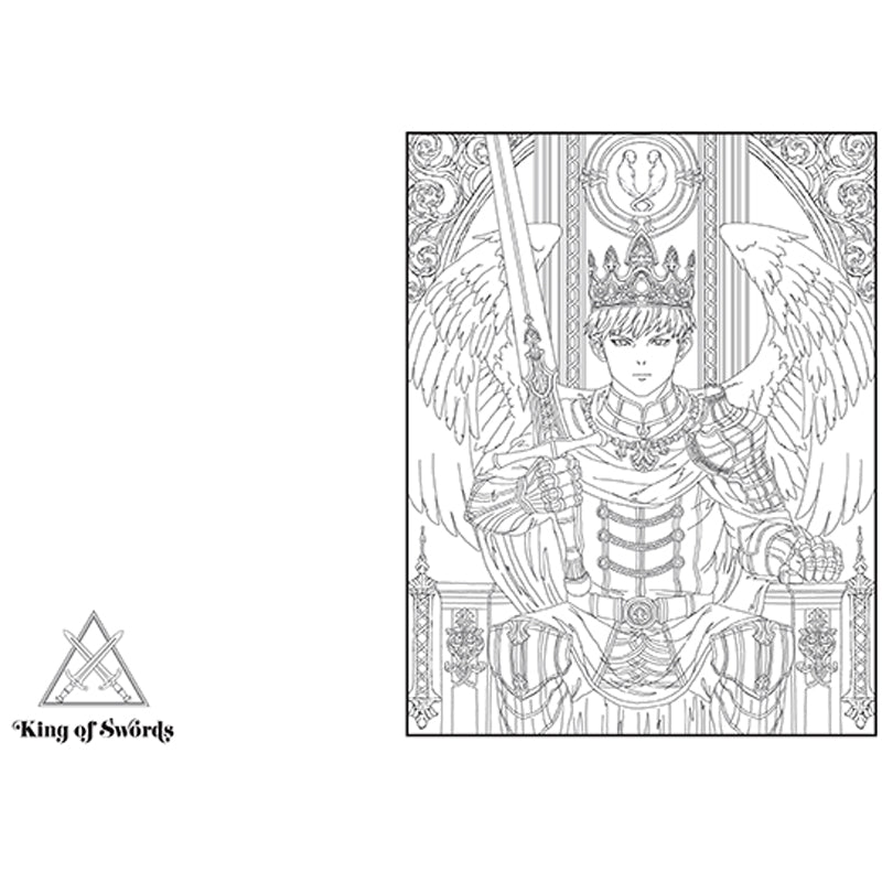 The Anime Tarot Coloring Book