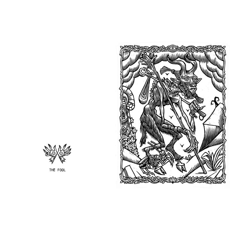 Tarot del Toro Coloring Book