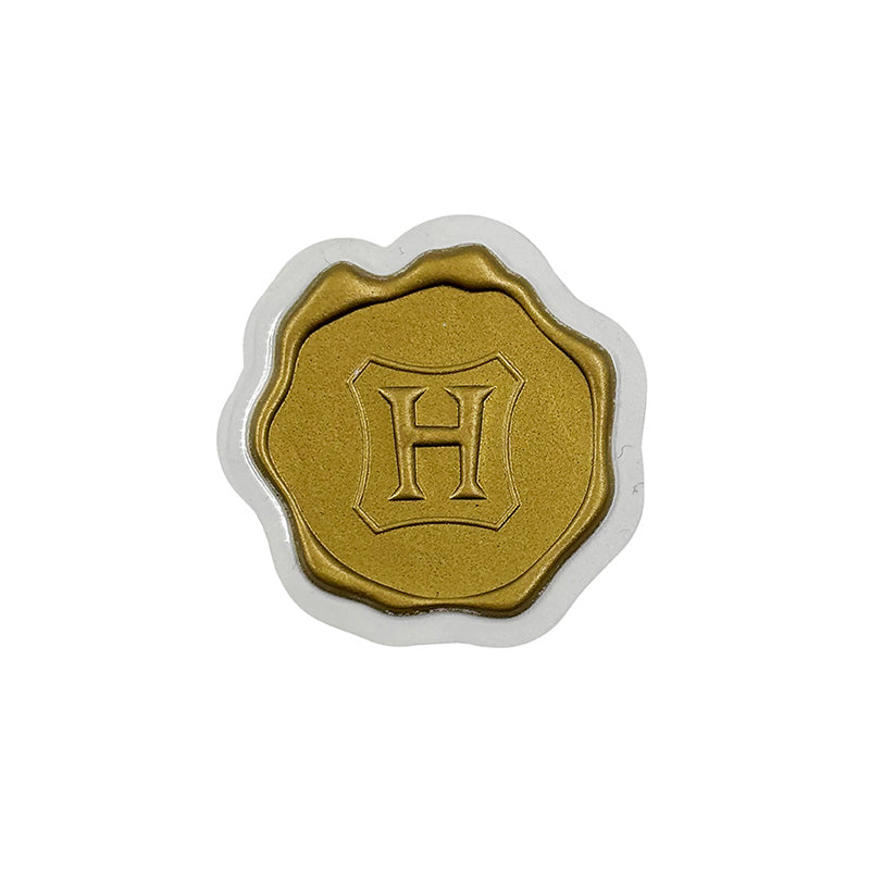 Harry Potter: Hogwarts Gold Wax Sticker Seals (Set of 50)