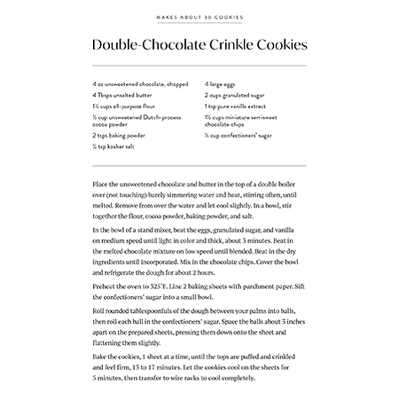 Williams Sonoma Cookies Recipe Deck