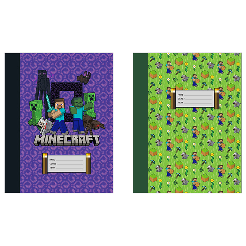 Minecraft Composition Notebook Set (Set of 2)