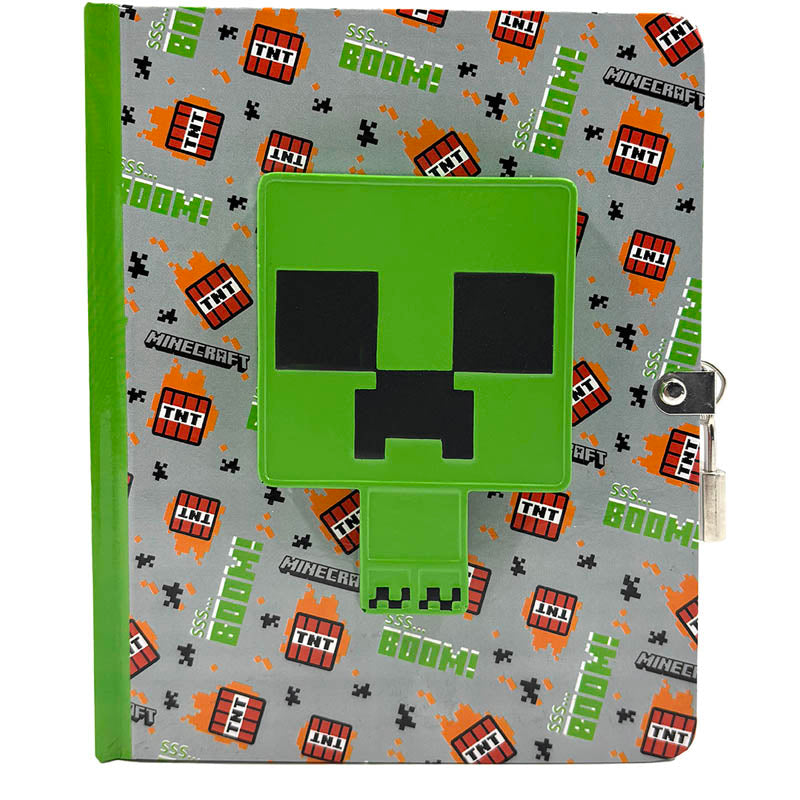 Minecraft: Creeper Squishy Lock & Key Diary