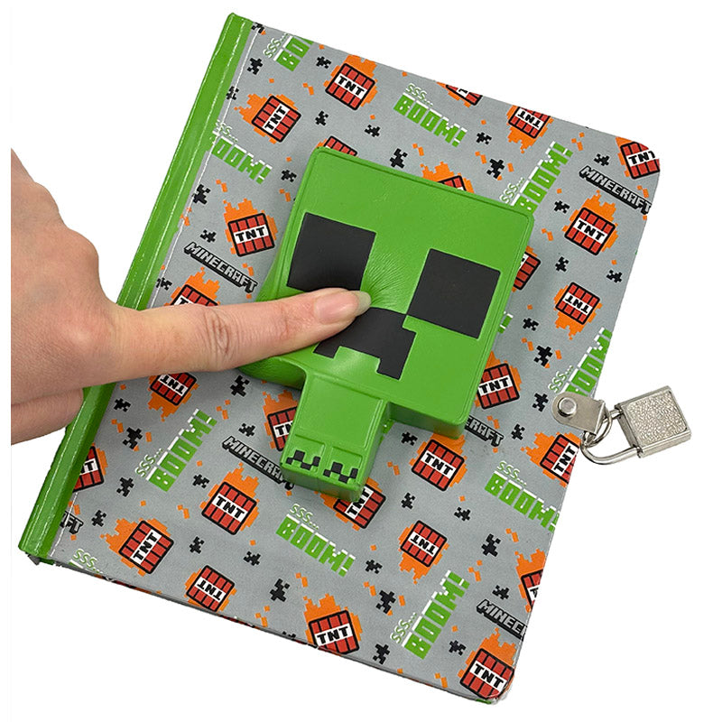 Minecraft: Creeper Squishy Lock & Key Diary