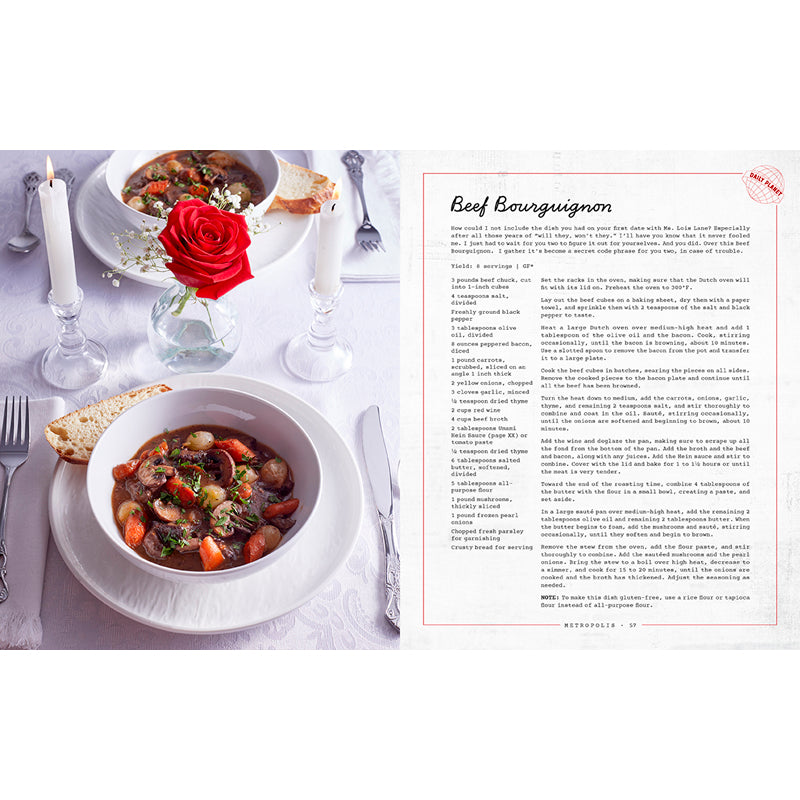 DC: Superman: The Official Cookbook and Stand Gift