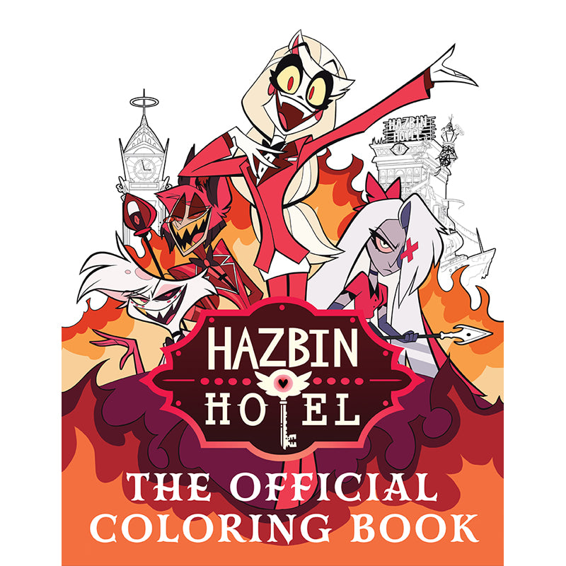 Hazbin Hotel: The Official Coloring Book