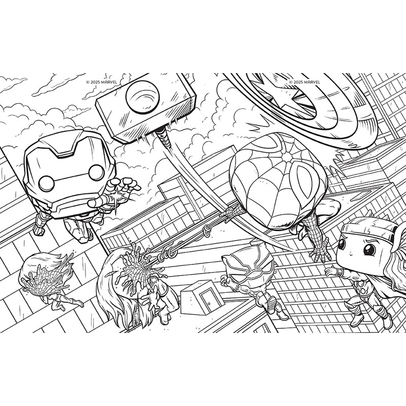 Marvel: The Official Avengers Funko POP! Coloring Book