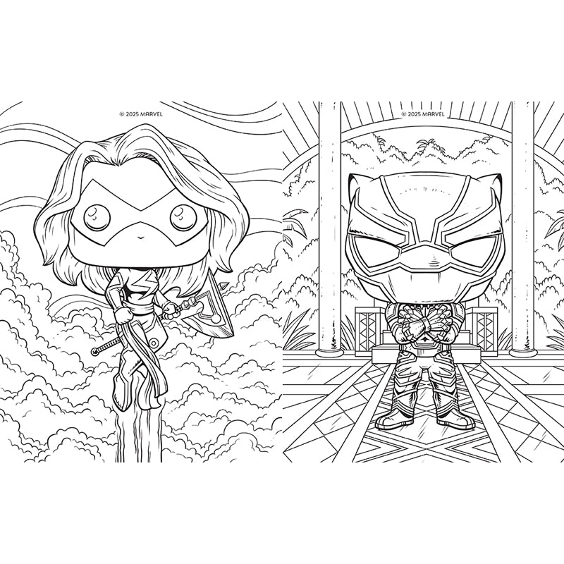 Marvel: The Official Avengers Funko POP! Coloring Book