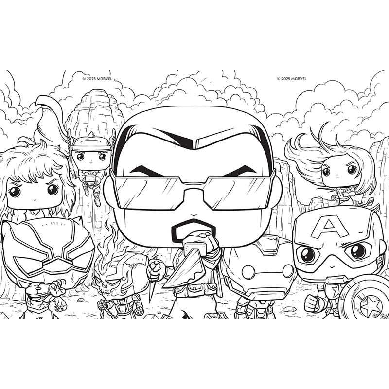Marvel: The Official Avengers Funko POP! Coloring Book
