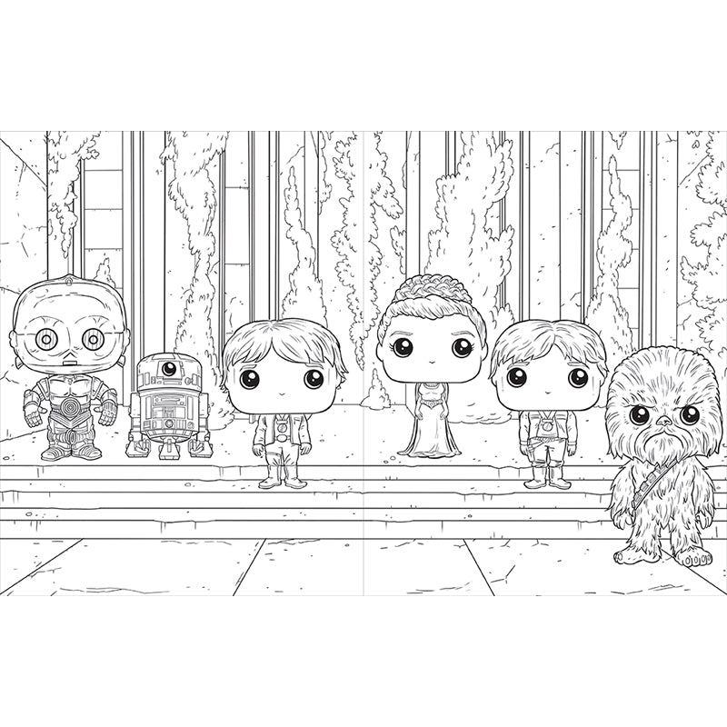 Star Wars: The Official Funko POP! Coloring Book
