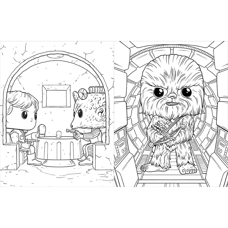 Star Wars: The Official Funko POP! Coloring Book