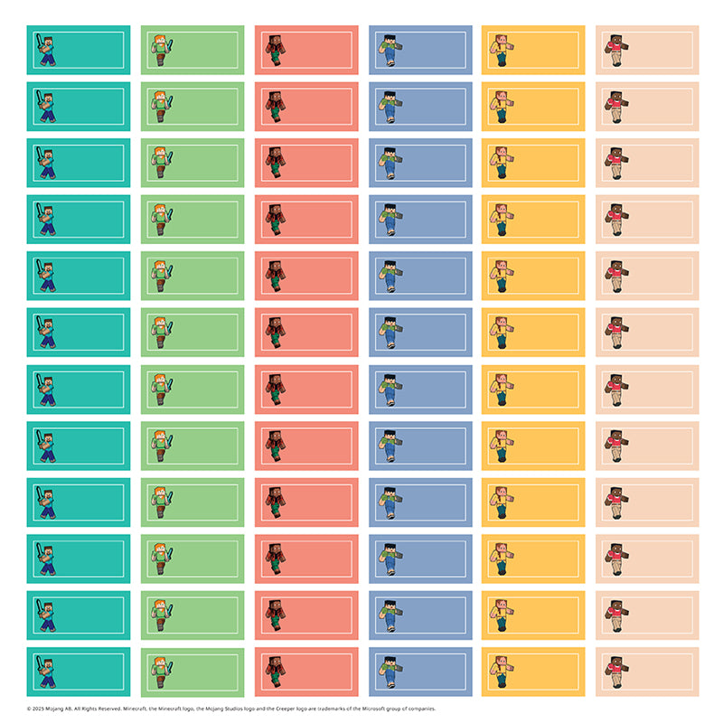2026 Minecraft Family Wall Planner