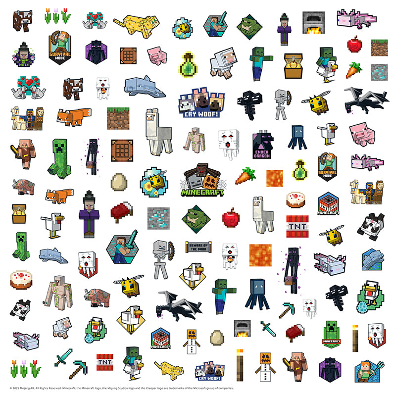 2026 Minecraft Family Wall Planner