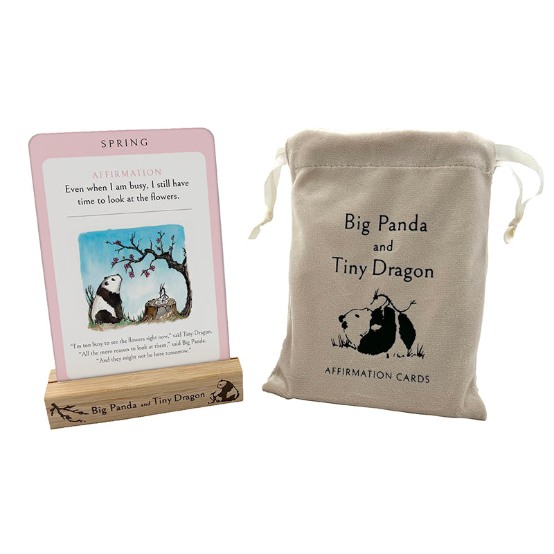 Big Panda and Tiny Dragon Affirmation Cards