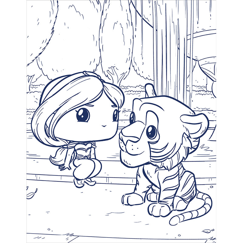 Disney Princess: The Official Funko POP! Coloring Book