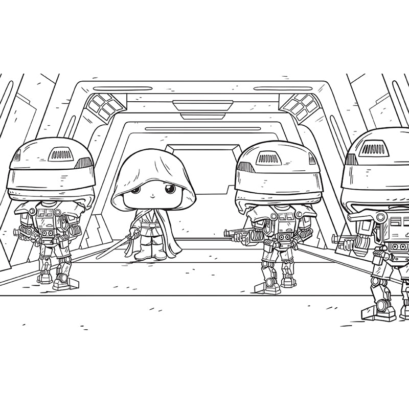 Star Wars: The Mandalorian: The Official Funko POP! Coloring Book