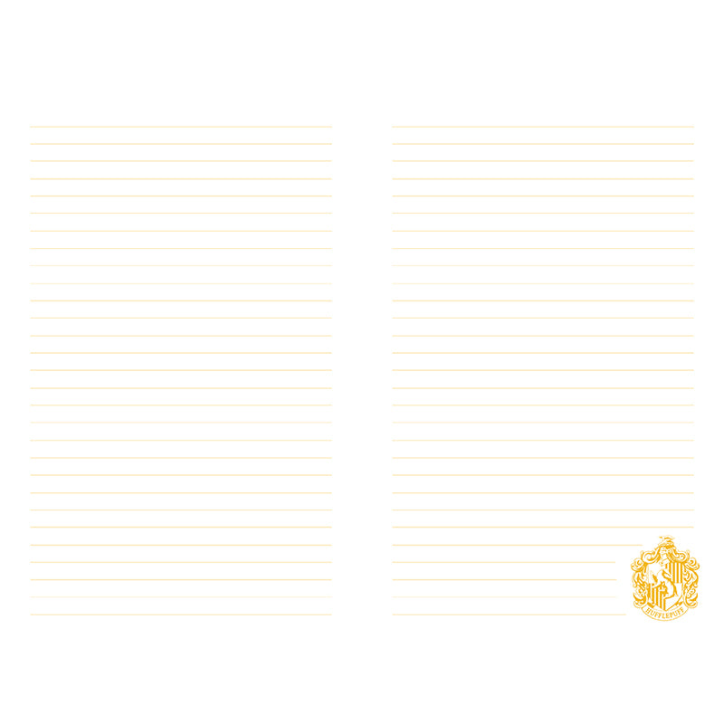 Harry Potter: Hufflepuff Crest Hardcover Journal