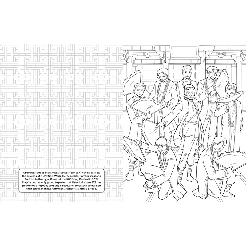 I Love K-pop Coloring and Activity Book