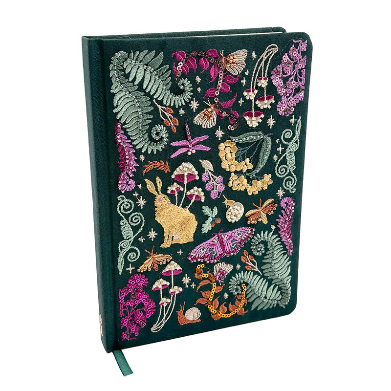 Forest Floor Embroidered Journal