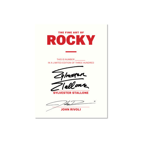 The The Fine Art of Rocky [Limited Edition Signed by Sylvester Stallone]