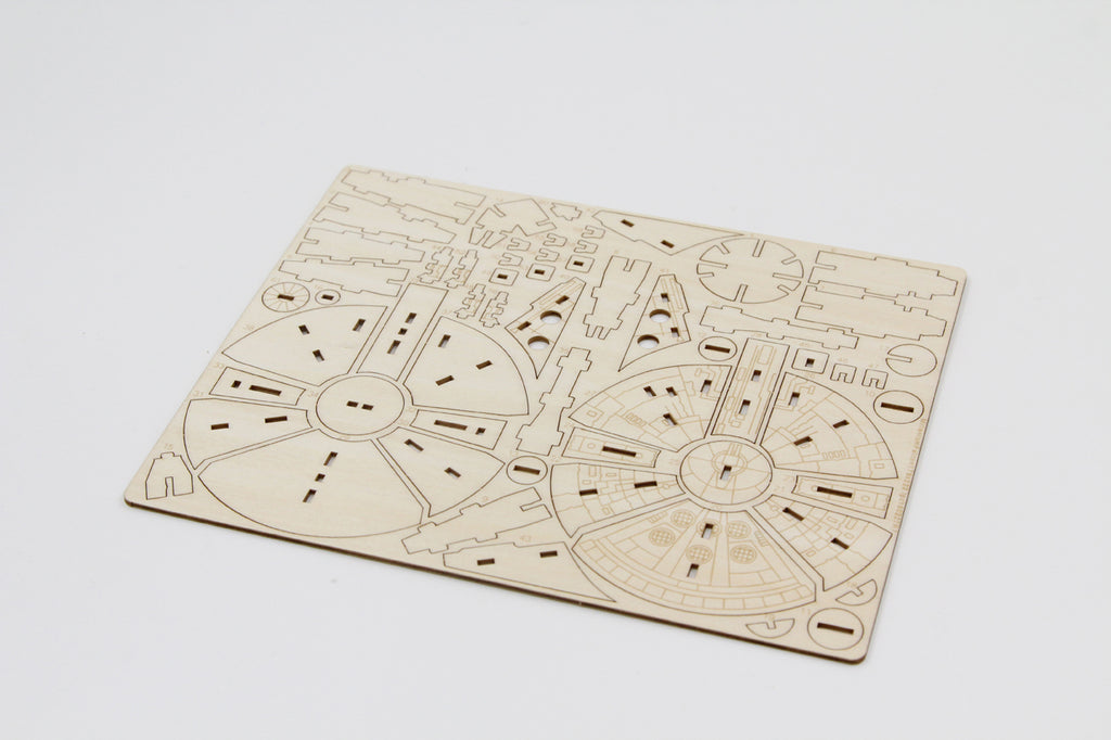 IncrediBuilds: Star Wars: Millennium Falcon 3D Wood Model
