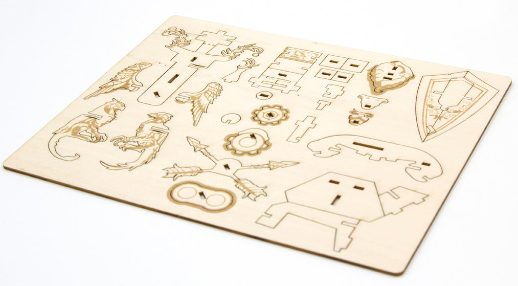 Incredibuilds: World of Warcraft: Alliance 3D Wood Model and Poster