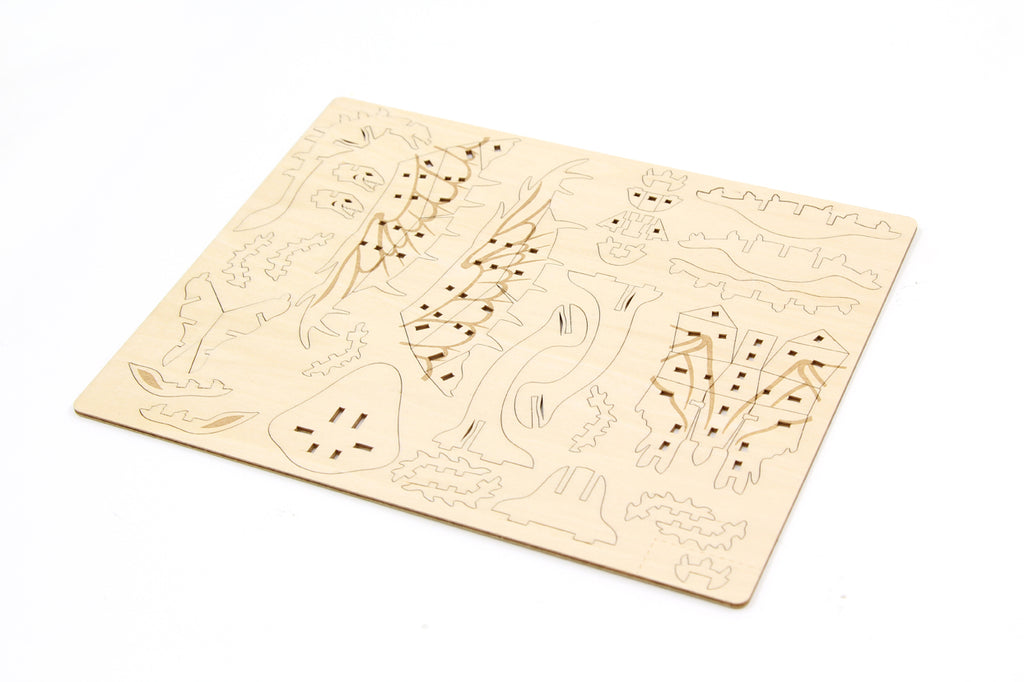 IncrediBuilds: Fantastic Beasts and Where to Find Them: Swooping Evil 3D Wood Model and Booklet