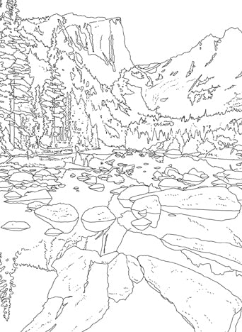 The National Parks Postcard Coloring Book