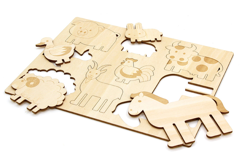 IncrediBuilds Jr.: Stackables: Barnyard Animals