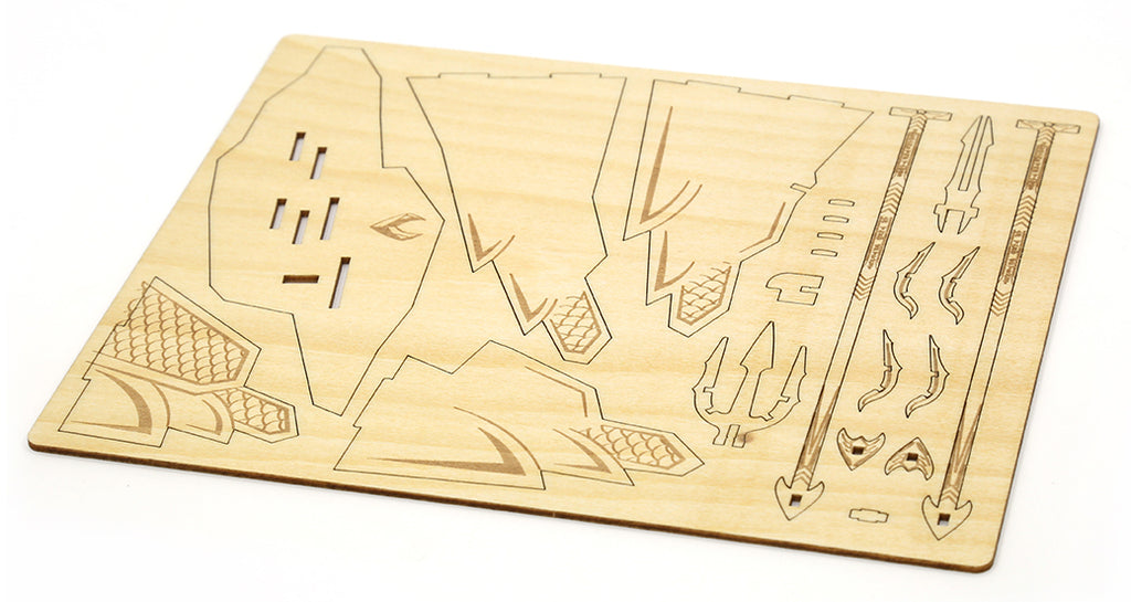 IncrediBuilds: DC Comics: Aquaman Book and 3D Wood Model