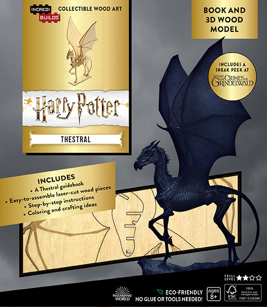 IncrediBuilds: Harry Potter: Thestral 3D Wood Model and Book