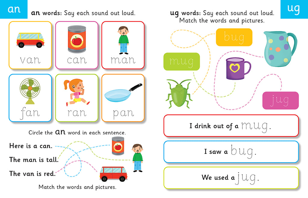 Let's Learn: Word Families (Write and Wipe)
