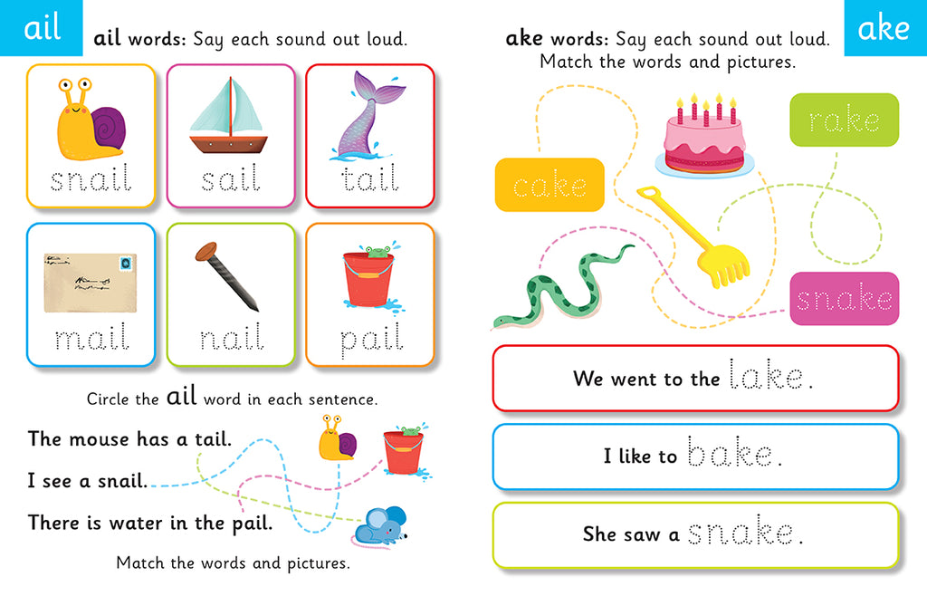 Let's Learn: Word Families (Write and Wipe)