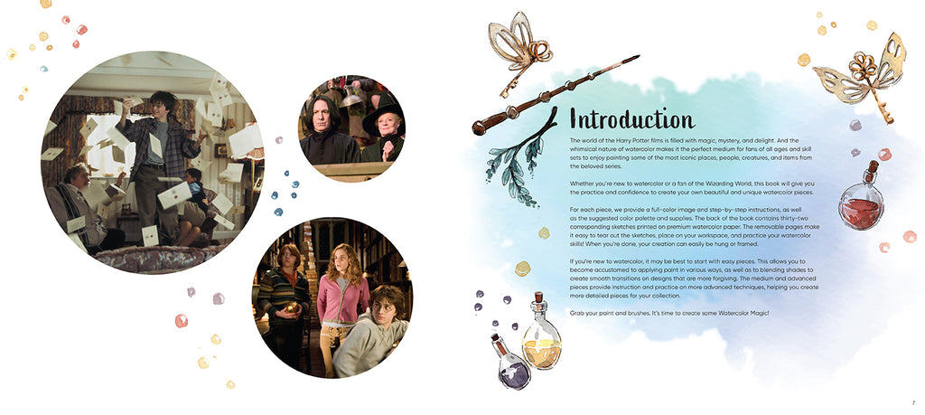 Harry Potter Watercolor Magic