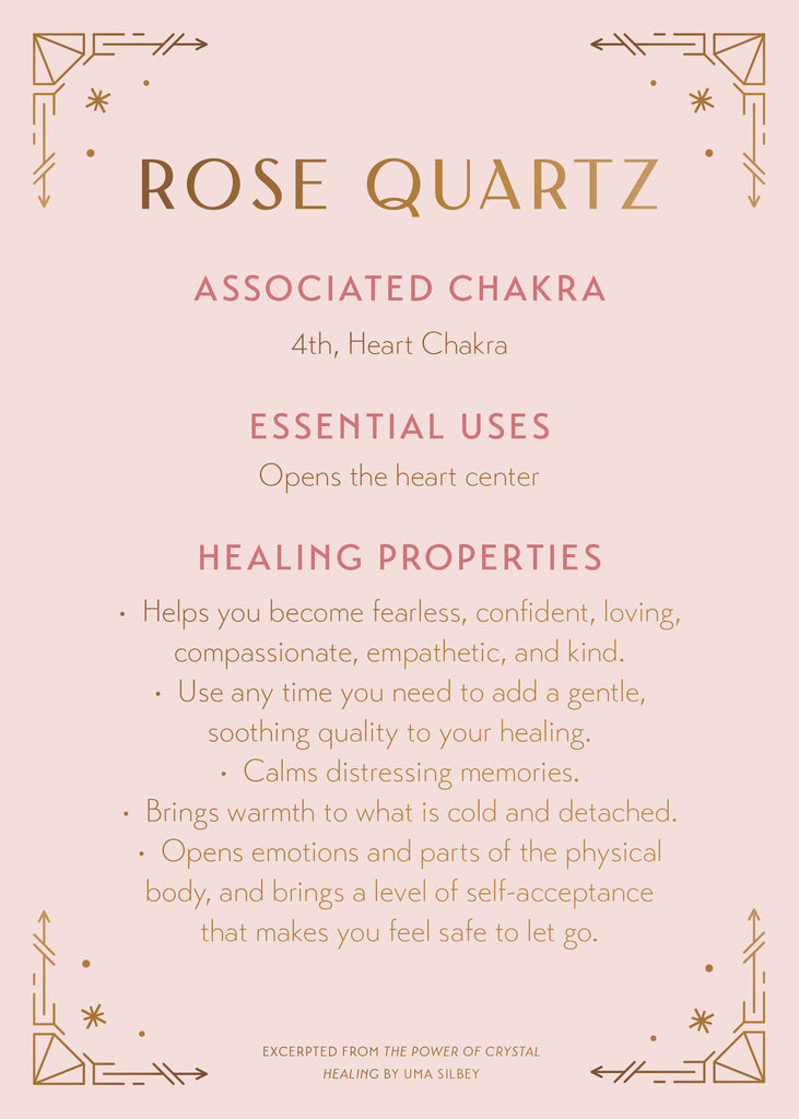 Rose Quartz Crystal Healing Scented Glass Candle