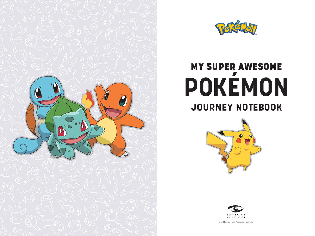 Pokemon: My Super Awesome Pokemon Journey Notebook