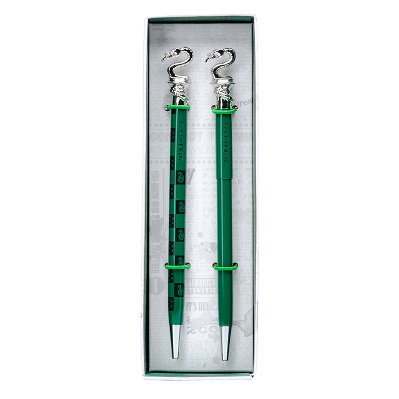 Harry Potter: Slytherin Pen and Pencil Set (Set of 2)