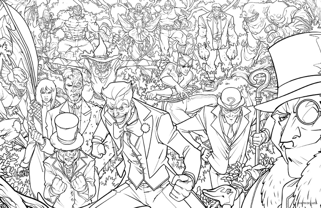 DC Super-Villains: The Official Coloring Book
