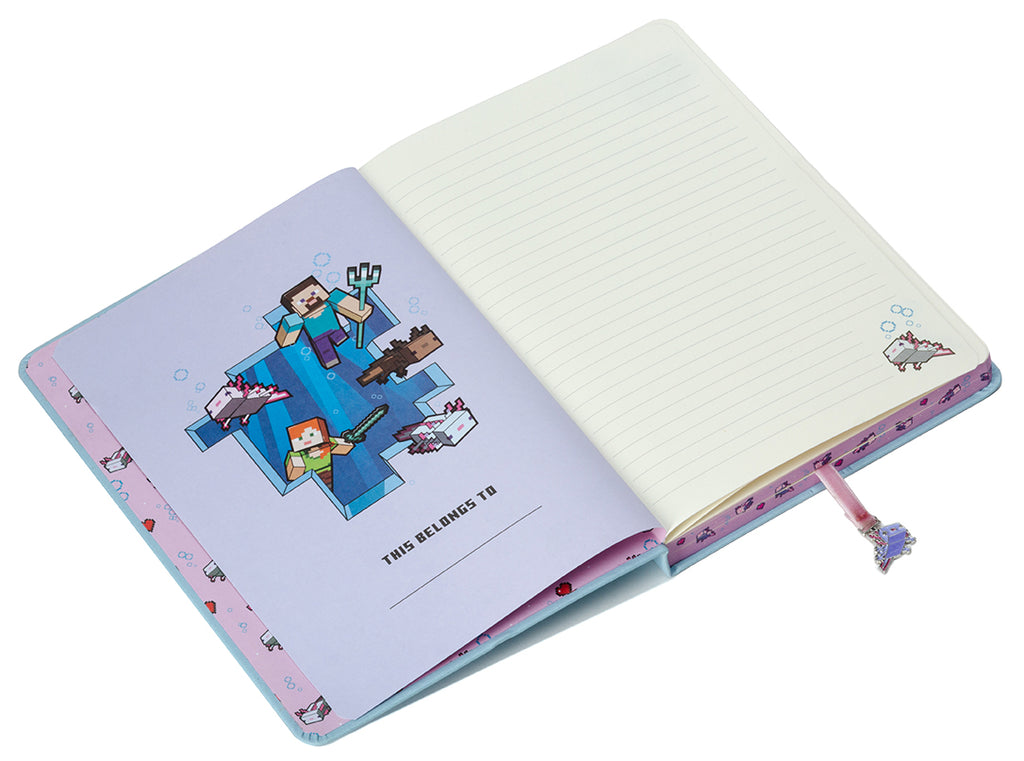 Minecraft: Axolotl Softcover Journal