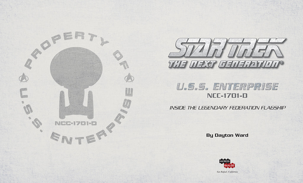 IncrediBuilds: Star Trek The Next Generation: U.S.S. Enterprise NCC-1701-D 3D Wood Model and Book